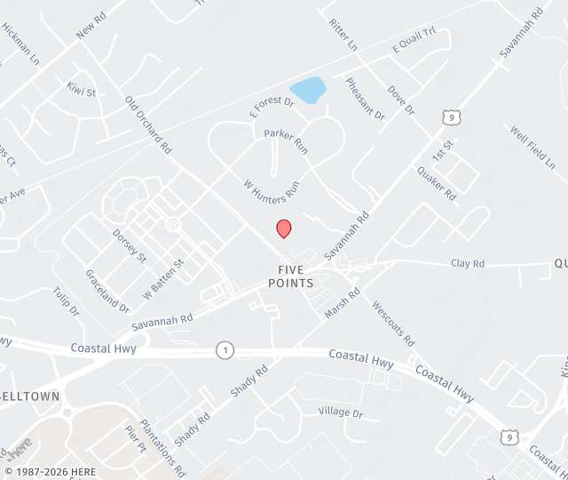 Location Map: 17005 old orchard road Lewes, Delaware 19958